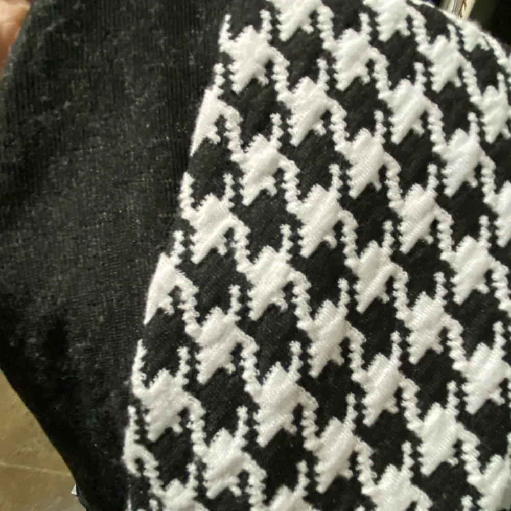 NWT Calvin Klein Houndstooth Ponte Knit Dress